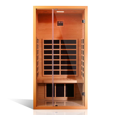 1-Person Extendable FAR Infrared Home Sauna – Hemlock