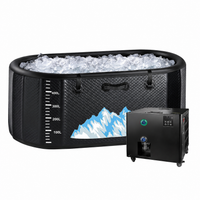 Cold Plunge Tub Built for Athletes, 248 Gallon Capacity, 1 HP Chiller, WiFi Water Treatment Kit