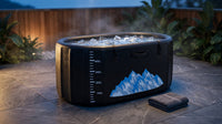 Cold Plunge Tub, 248 Gallon, 1 Horsepower, Heavy-Duty Ice Bath Tub for Athletes with Hot & Cold, Portable Inflatable Plunge Chiller with Water Treatment Kit, Immersion Therapy, Wifi (Black, 1 Set) — Lifestyle