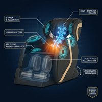 Full Body Massage Chair Designed for Complete Relief, Zero Gravity Position, 5 Programs, Heating Function — How It Works