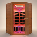 Infrared Sauna Built for Home Recovery, 2180W Heating, LED Ambient Light, Red Light Feature, Dual Speakers