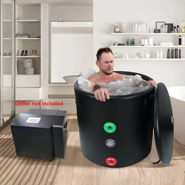 Pro Elite 90cm Inflatable Ice Bath Cold Plunge Tub